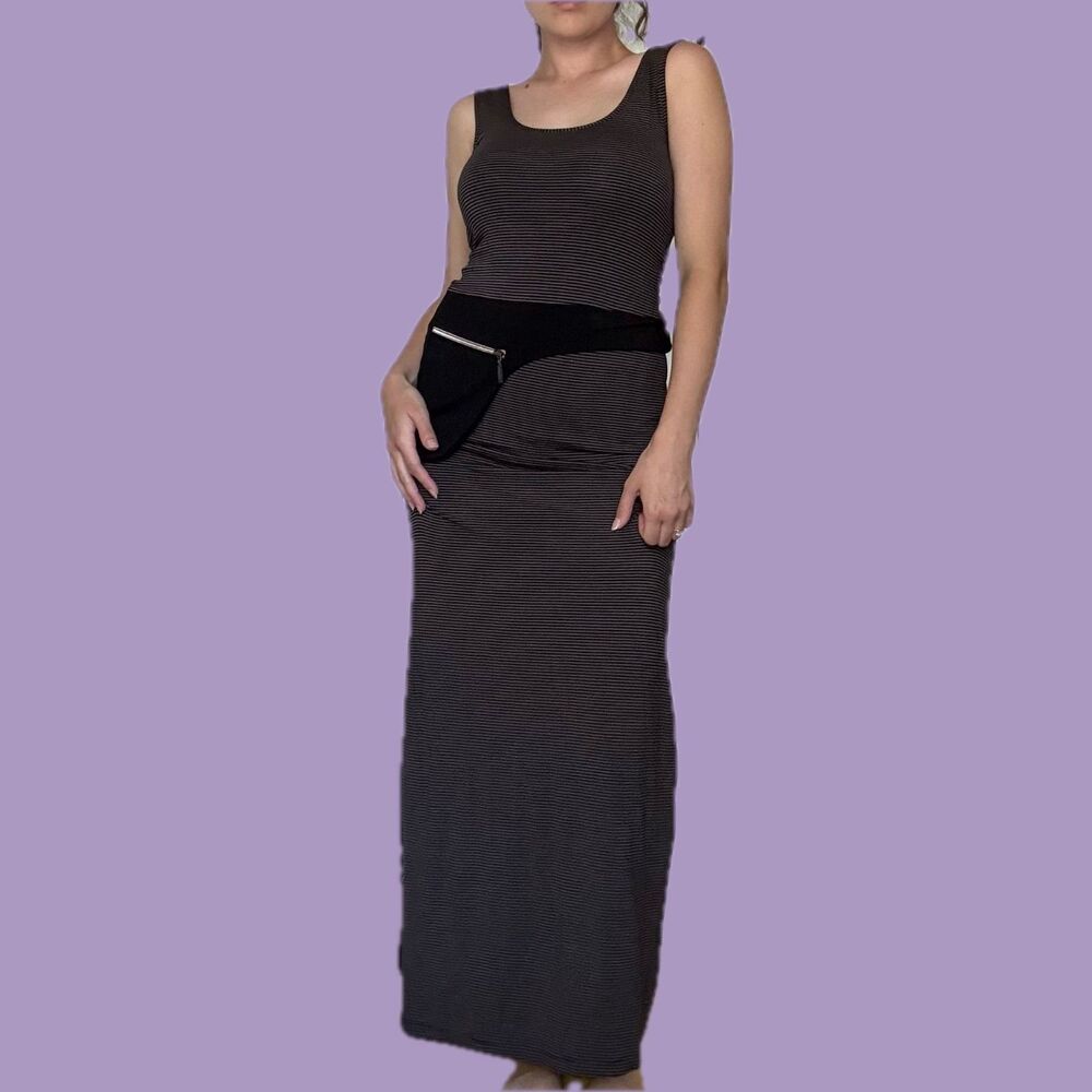NWT Philosophy Dress Code Striped Maxi Dress